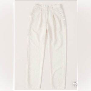 Abercrombie & Fitch Cream Dad Pants (Trousers)
